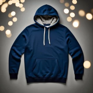 navy blue hoodie