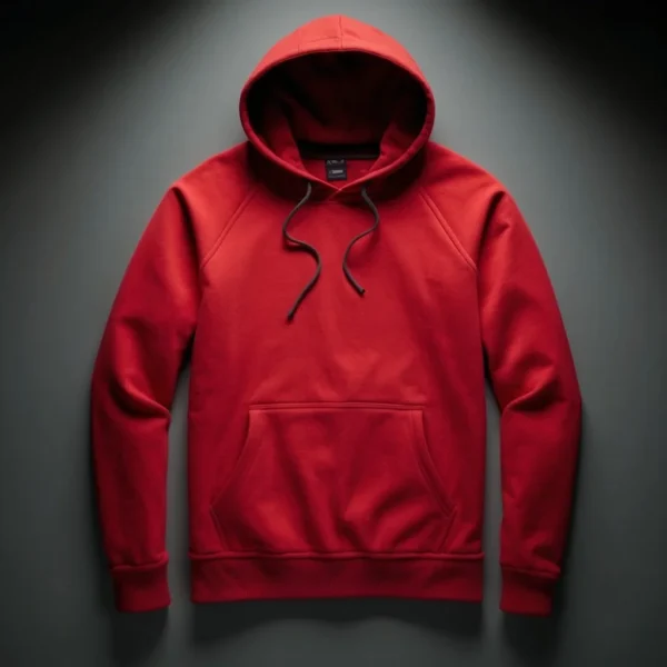red hoodie